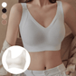 🎁2025 HOT SALE!🎁Huge discount 🔥 💕 Subtle Striped Seamless Bra with W-Support – Comfort & Style!