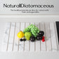Marble Folding Mat with Diatomaceous Earth Bowl and Plate Drying Kitchen Drain Tray