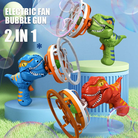 🔥Electric dinosaur bubble machine ✈ BUY 2 FREE SHIPPING