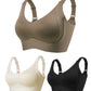 🎁2025 HOT SALE!🎁Huge discount 🔥 💕 Subtle Striped Seamless Bra with W-Support – Comfort & Style!