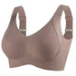 🎁2025 HOT SALE!🎁Huge discount 🔥 💕 Subtle Striped Seamless Bra with W-Support – Comfort & Style!