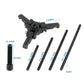 Three-Jaw Crankshaft Pulley Removal Tool