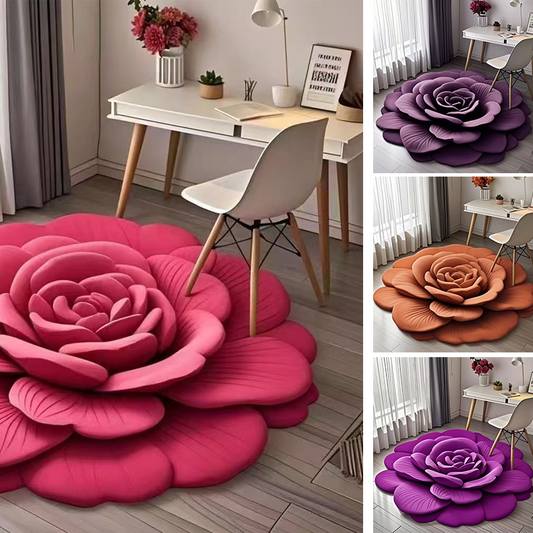 🌺Limited Time Half Price - Floral Plush and Diatomaceous Earth Floor Mats