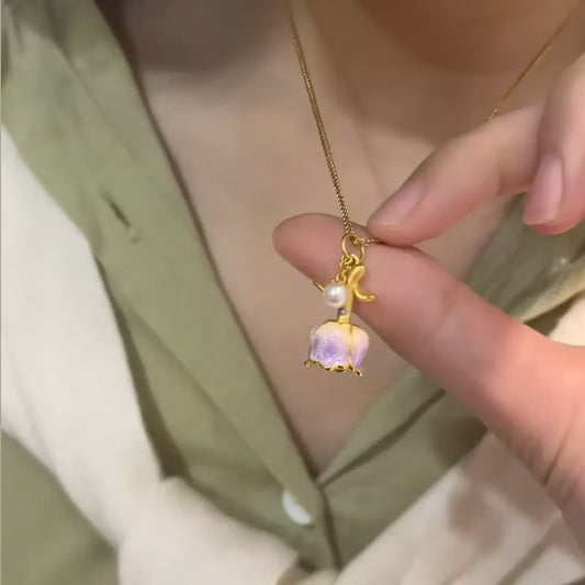 ✨Buy 1 Get 1 Free🌹Women’s Elegant Blooming Rose Necklace