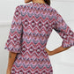Women's Elegant Ruffle Sleeve V-Neck Tops