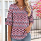 Women's Elegant Ruffle Sleeve V-Neck Tops