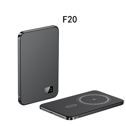 Magnetic Portable Wireless Charger with LED Display
