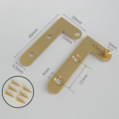🔥Hot Sale🔥Copper Cabinet Door Pivot Hinges Set