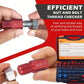 Nut & Bolt Thread Checker Kit for Inspection of Fixed Bolts or Threaded Holes
