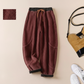 Women's Winter Warm Plush-Lined Corduroy Harem Pants